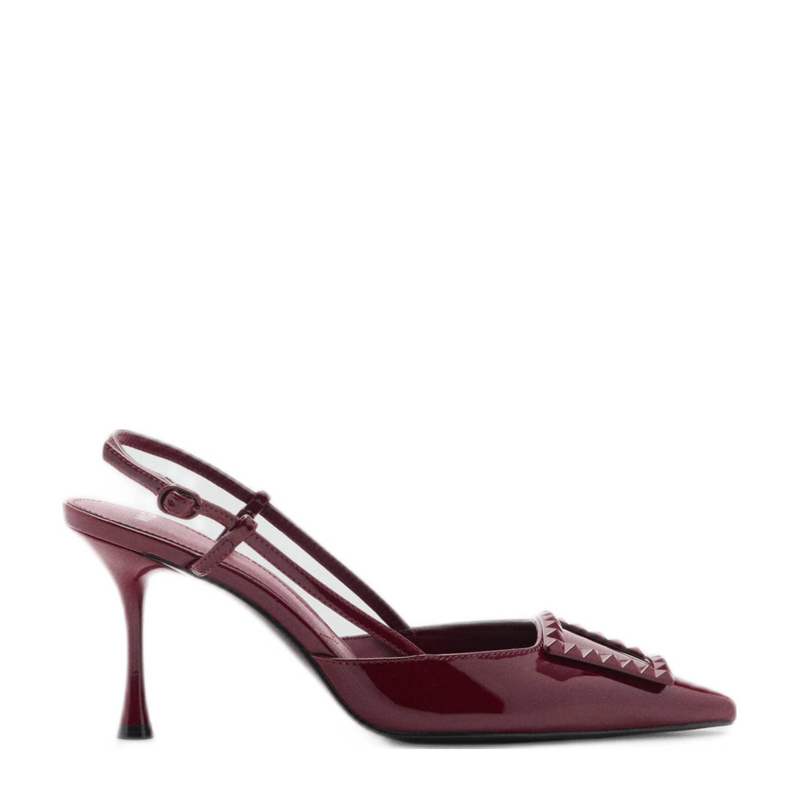 Mango slingback pumps donkerrood