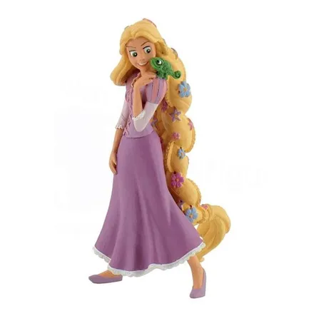 Bullyland 12424 Spielfigur Disney Rapunzel mit Blumen, ca. 10 cm