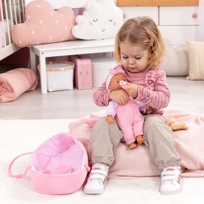 Bayer Design First Words Dukke 28 cm med Tilbehør