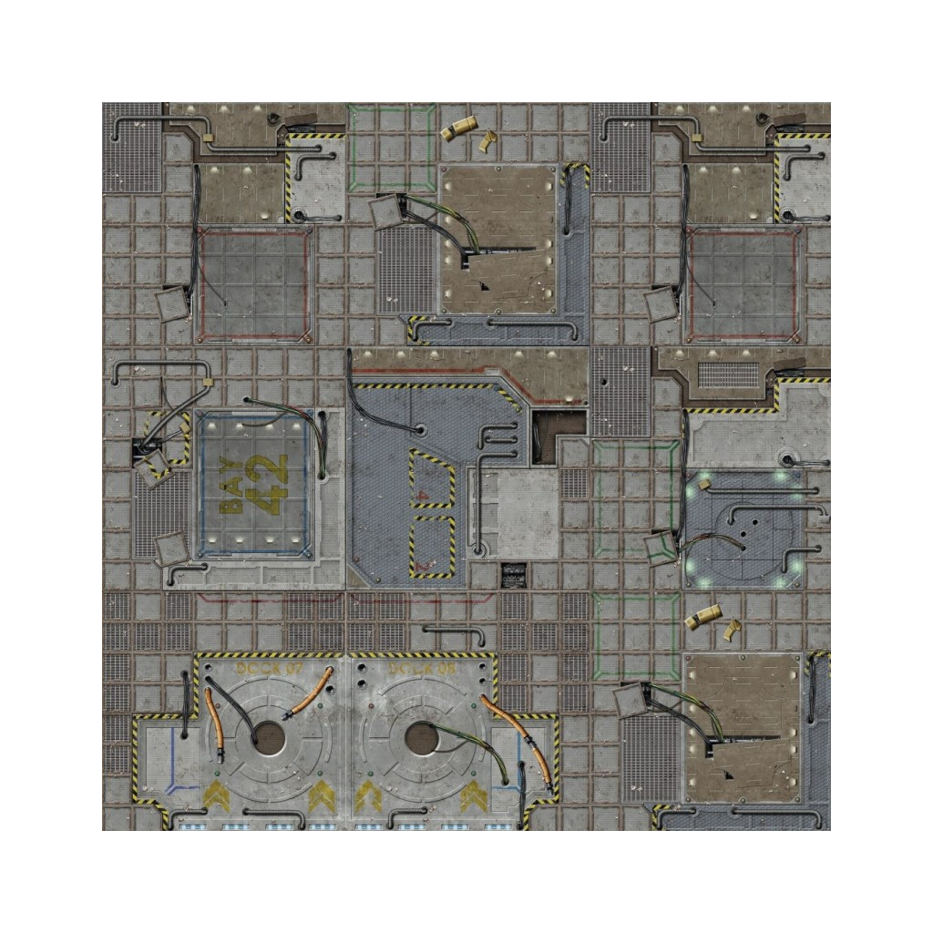 Battle Systems - Frontier Sci-Fi Gaming Mat - 60x60cm