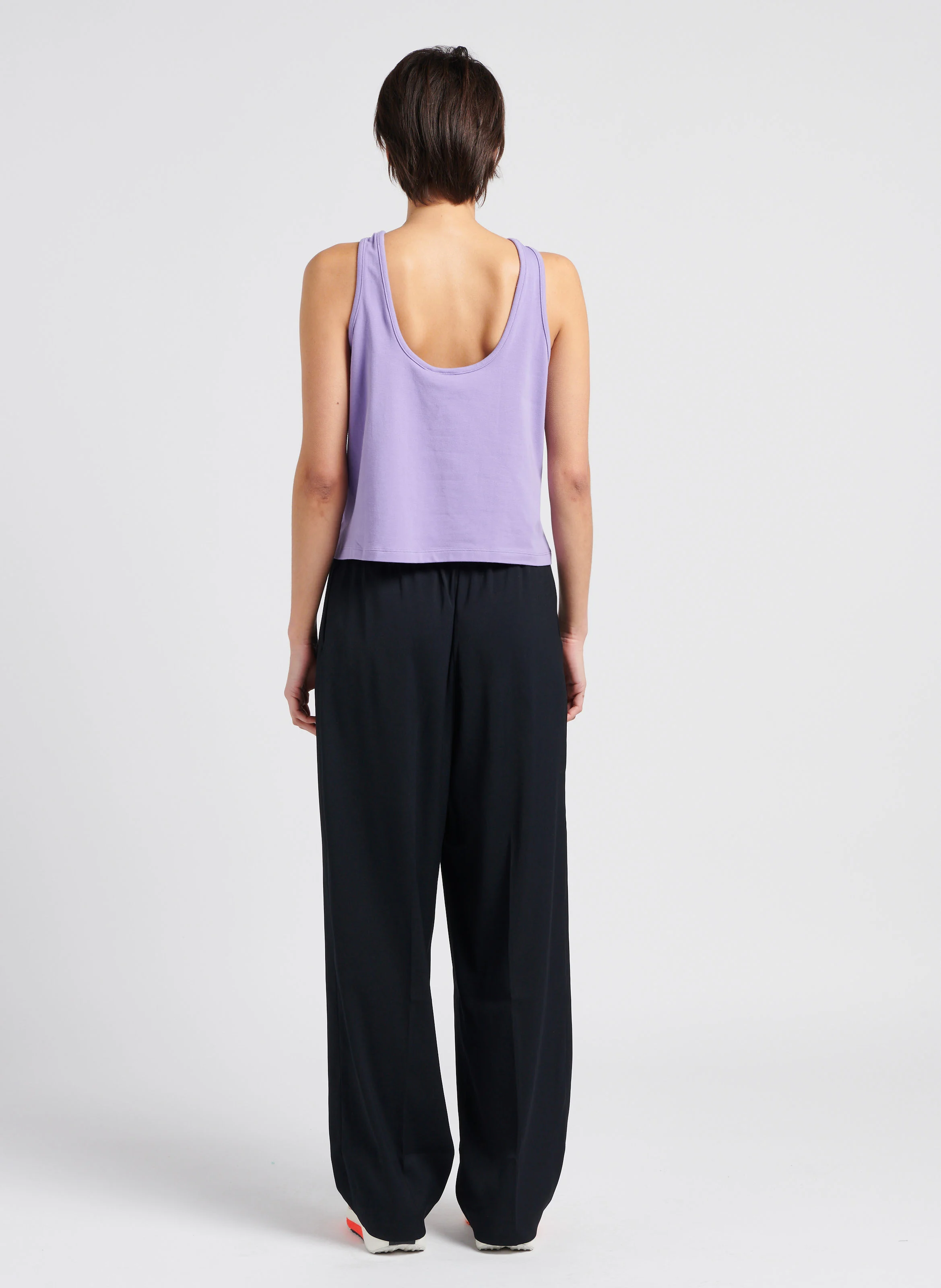 Tee shirt 2 en 1 en coton| Violet