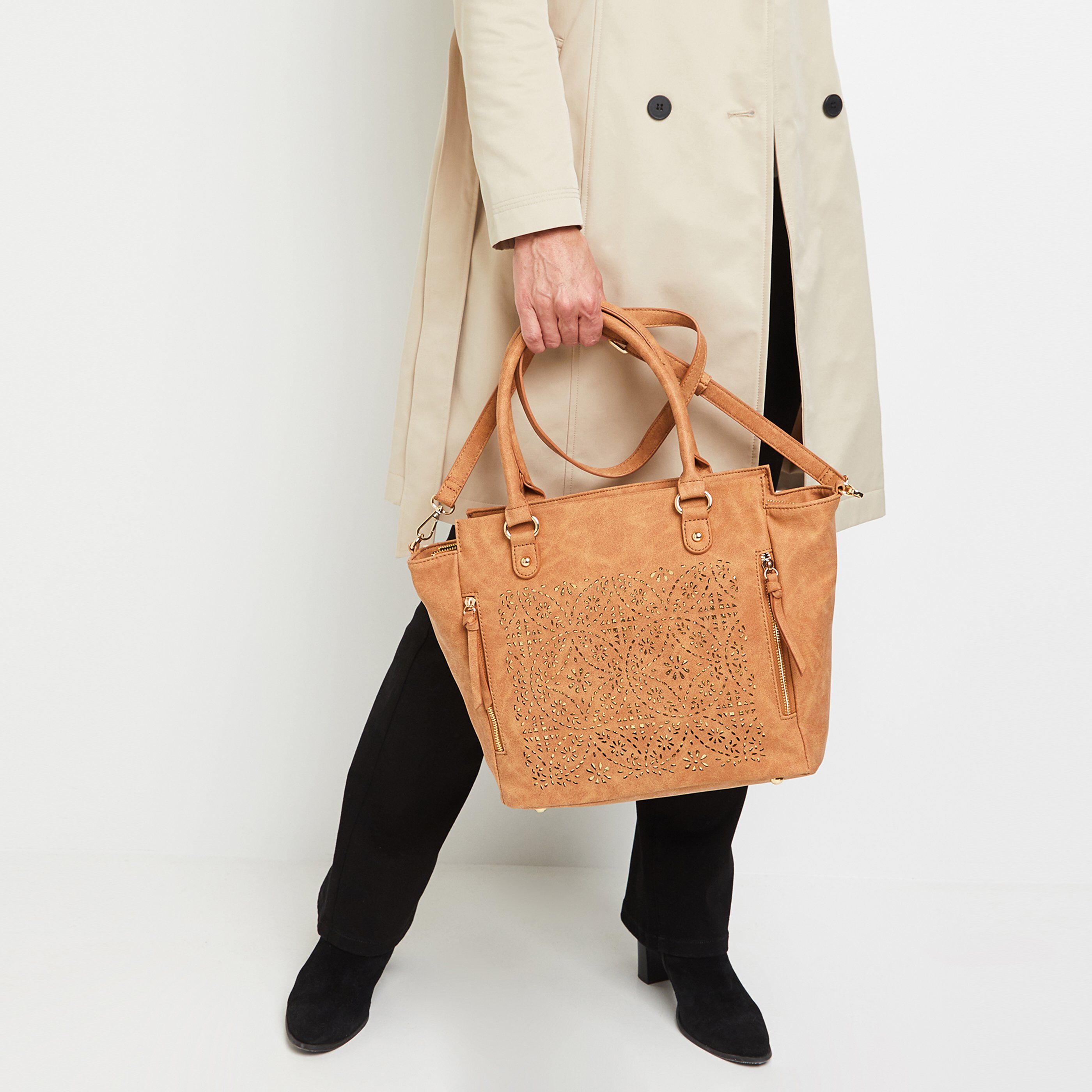 Sac porté main camel femme - CAMEL