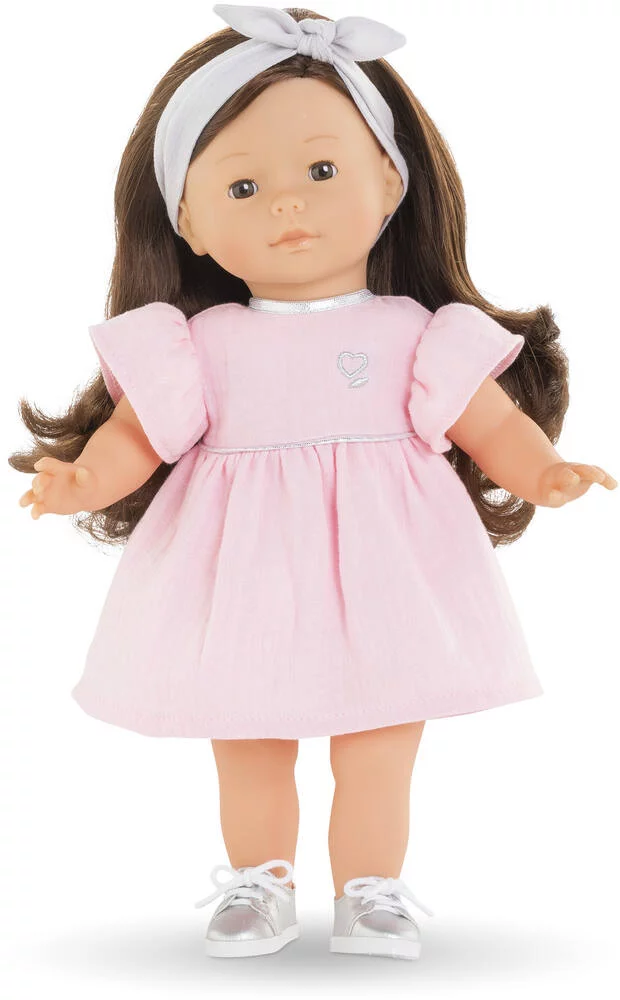 MA COROLLE - ROBE ET BANDEAU - VETEMENT POUR POUPEE - COROLLE ACCESSOIRES