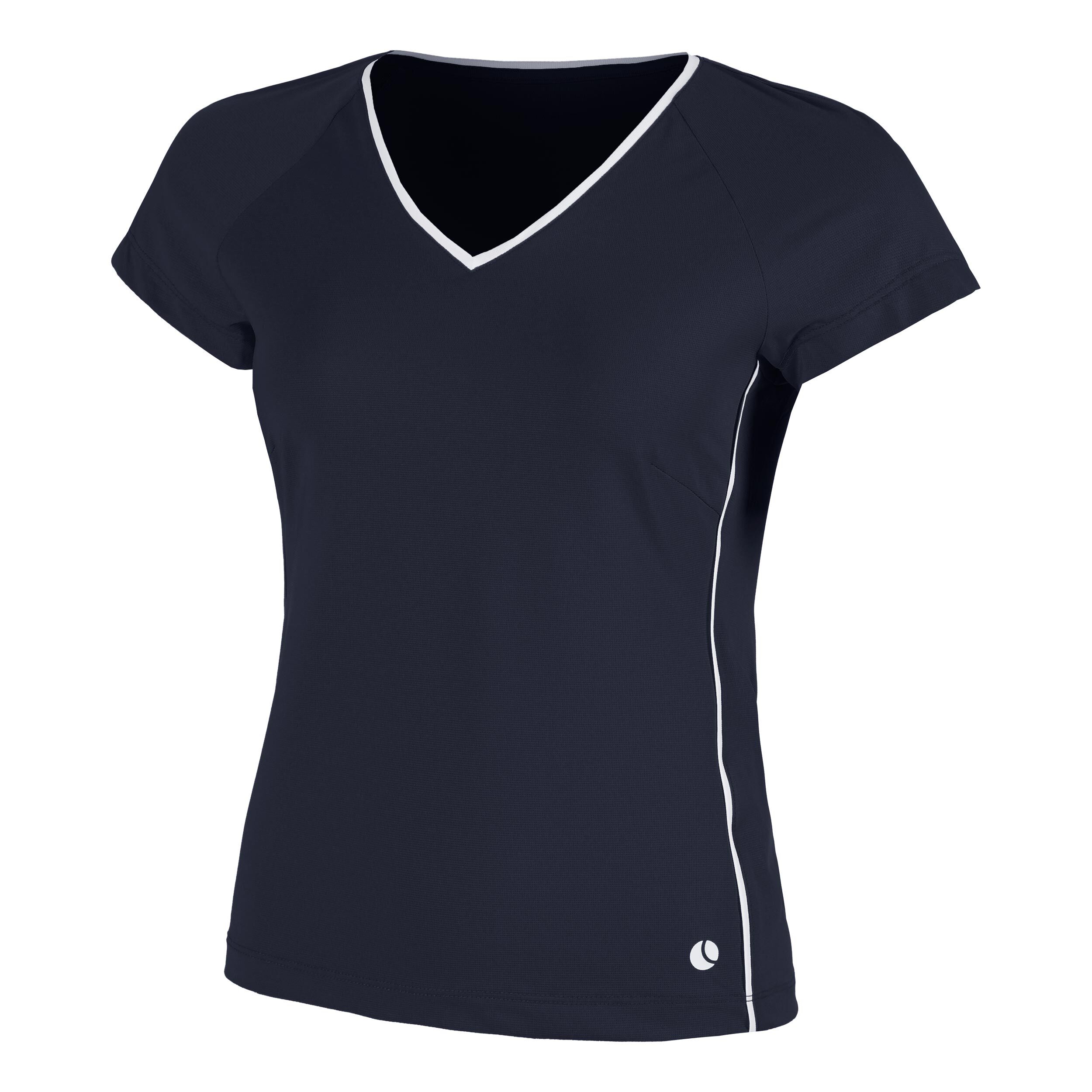 Björn Borg Ace V-Neck T-shirt Femmes - Bleu Foncé