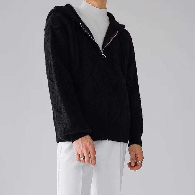 DuckleBeam - Effen oversized hoodie met rits