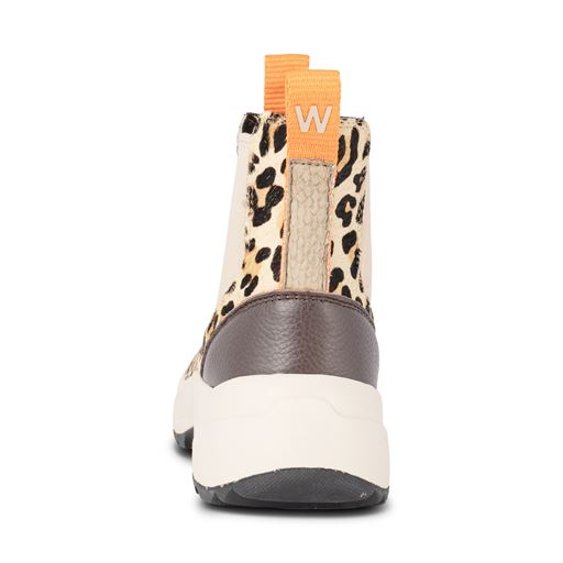 Woden Silje Støvler, Coffee Cream/Leopard, 41