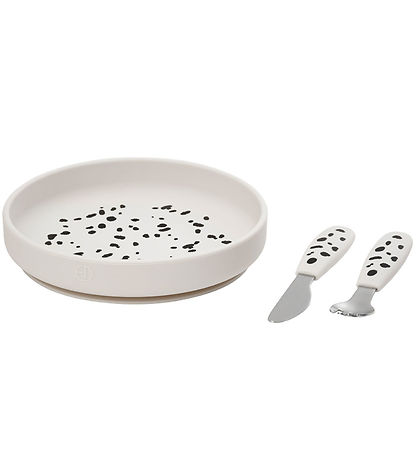 Elodie Details Geschirr-Set - Silikon - 3 Teile - Dalmatiner Dot