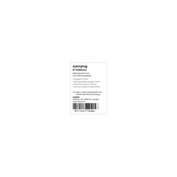 KARWEI Nylonplug 10x60mm 6ST