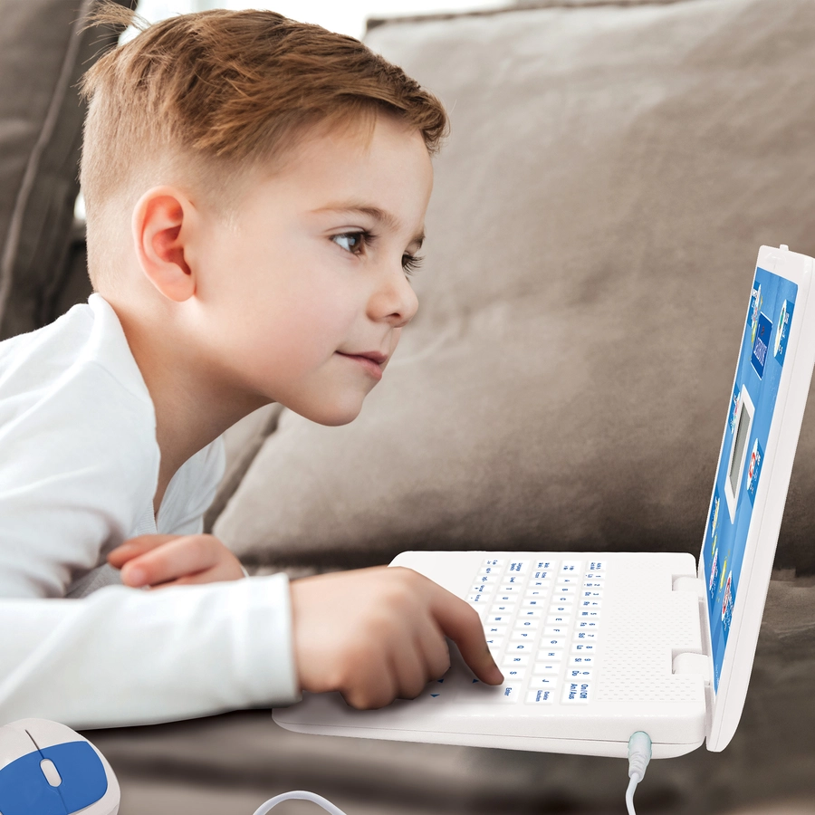 LEXIBOOK Power Kid® Lern-Laptop - 124 Aktivitäten (DeutschEnglisch)
