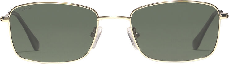 Pilgrim YEIDER sunglasses green/gold Grøn