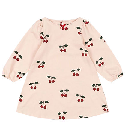 Konges Sløjd Kjole - Drey - Ma  Grønde Cerise Peony
