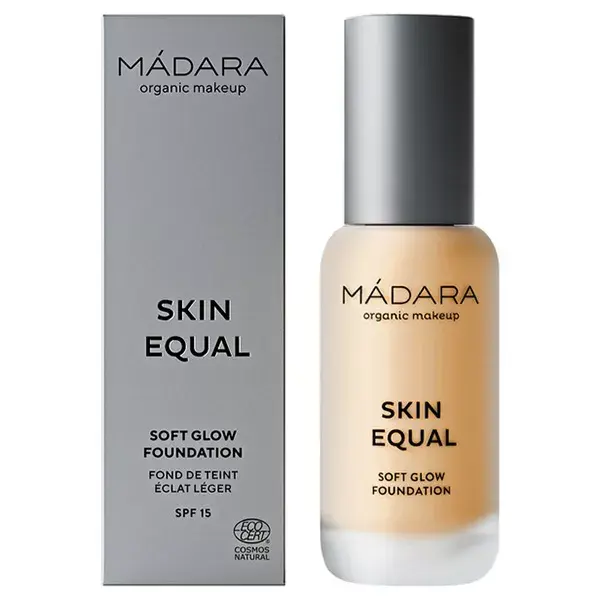 Base MÁDARA Skin Equal Radiance FPS 15 nº 40 Areia 30ml