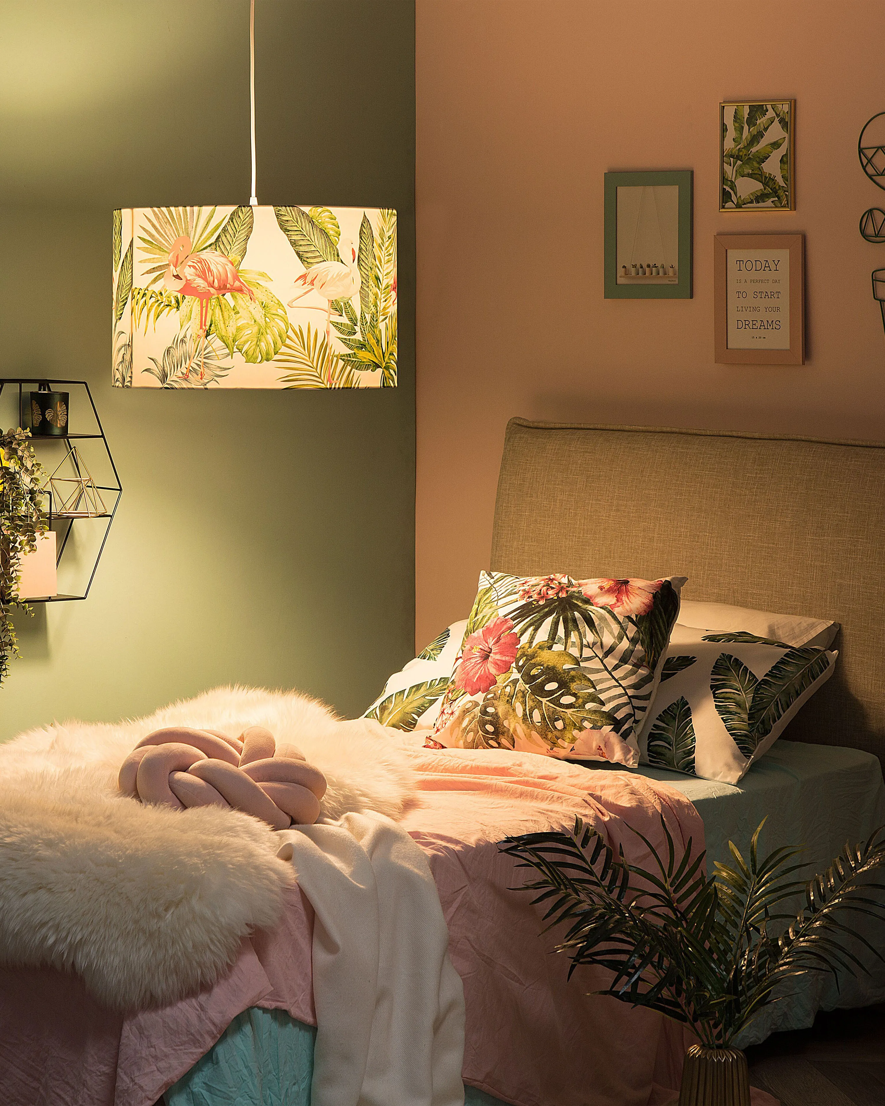 Hanglamp FLAMINGO Meerkleurig