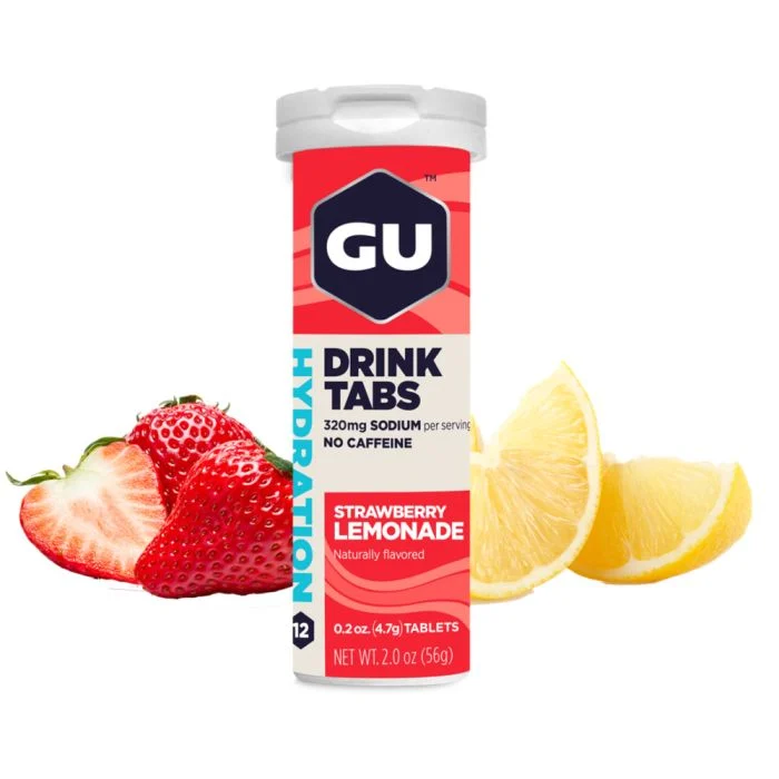 GU Energy Unisex Elektrolytter Hydration Drink Tabs (Strawberry Lemonade)