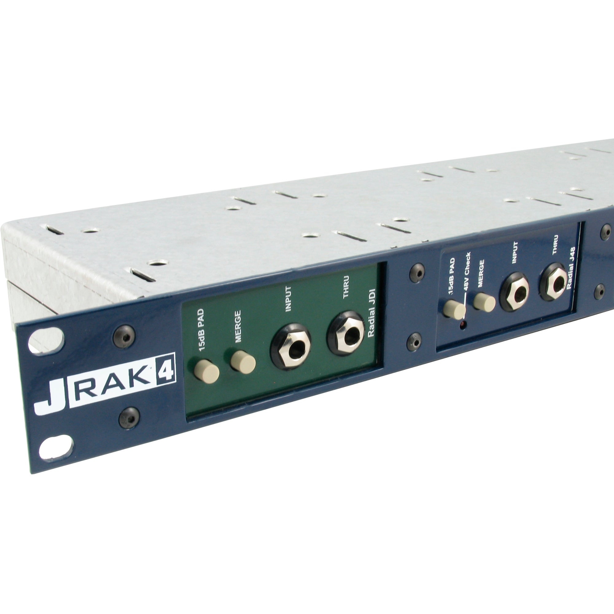 Radial J-RAK 4 rackmount 1RU voor 4 Radial DI boxes