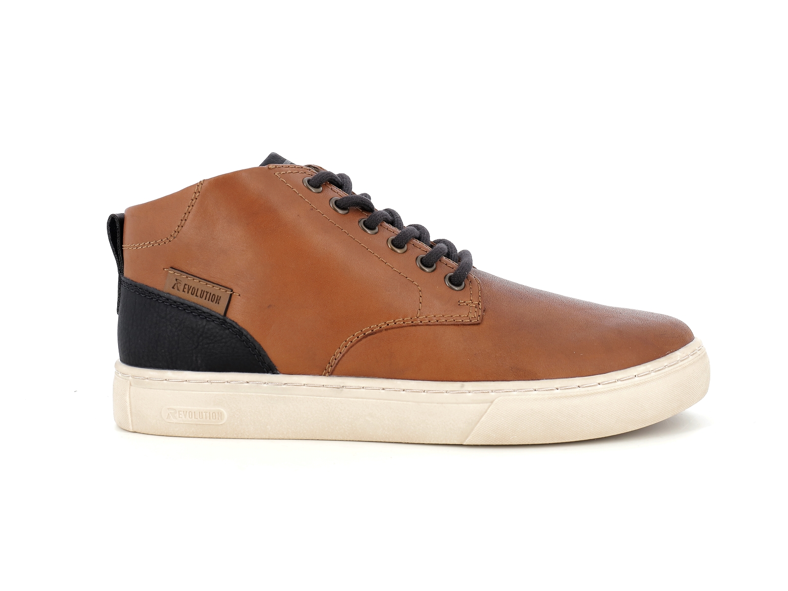 Rieker-U0762 Cuir Marron Clair