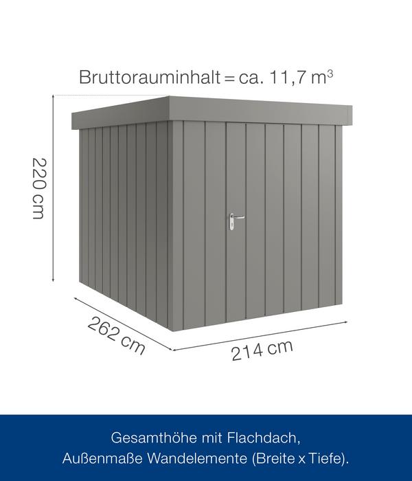 Hörmann Metallgerätehaus Juno JFD6 M-Sk