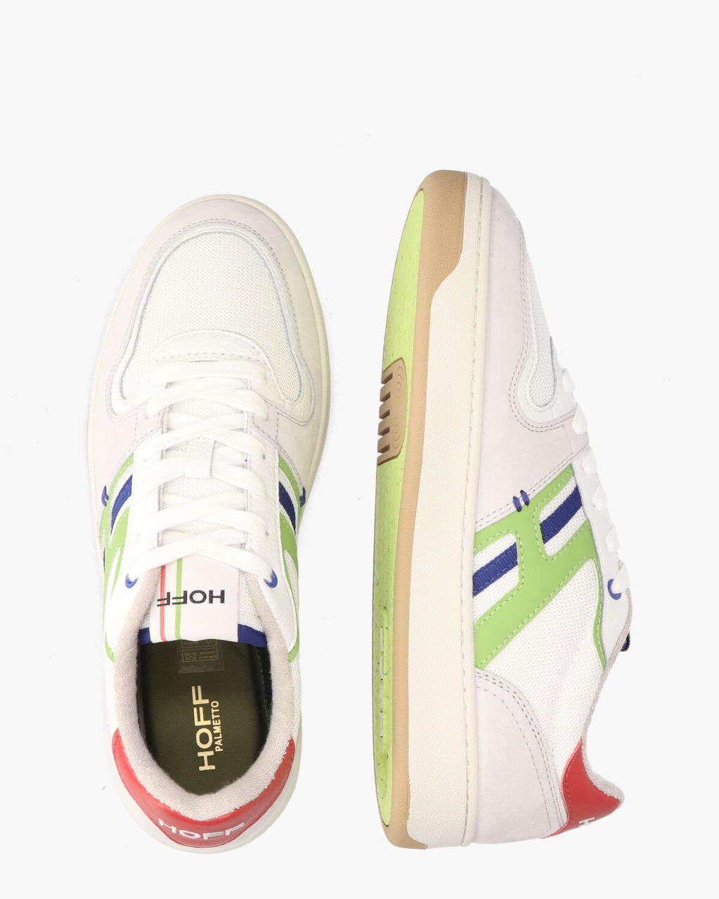 Hoff Palmetto Wit/Multicolor Herensneakers