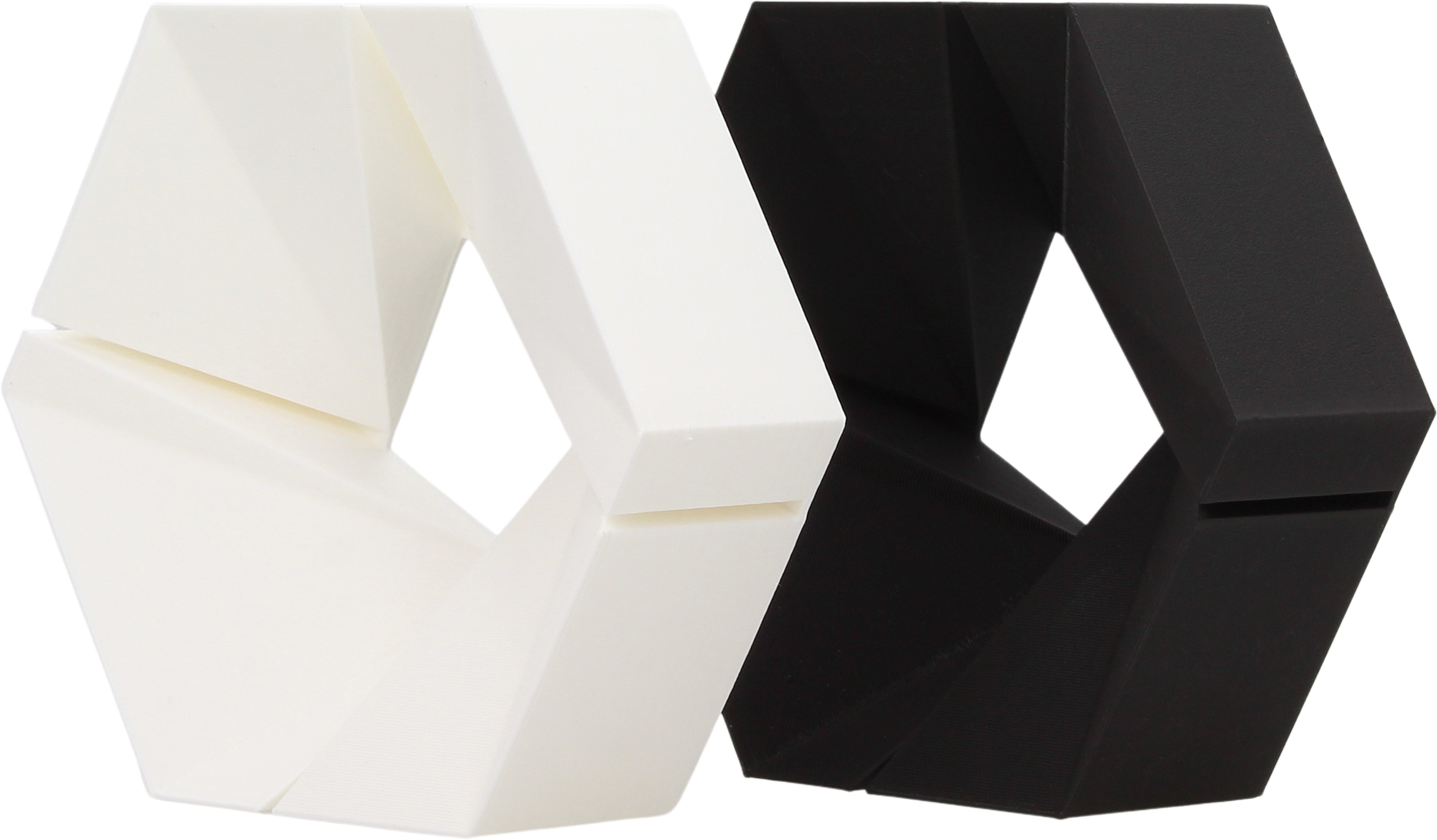 3DJAKE  ecoPLA Weiß & Schwarz Spar-Set, 2 x 1,75 mm / 1000 g    Allround PLA Filament im Spar-Set zu einem unschlagbaren Preis