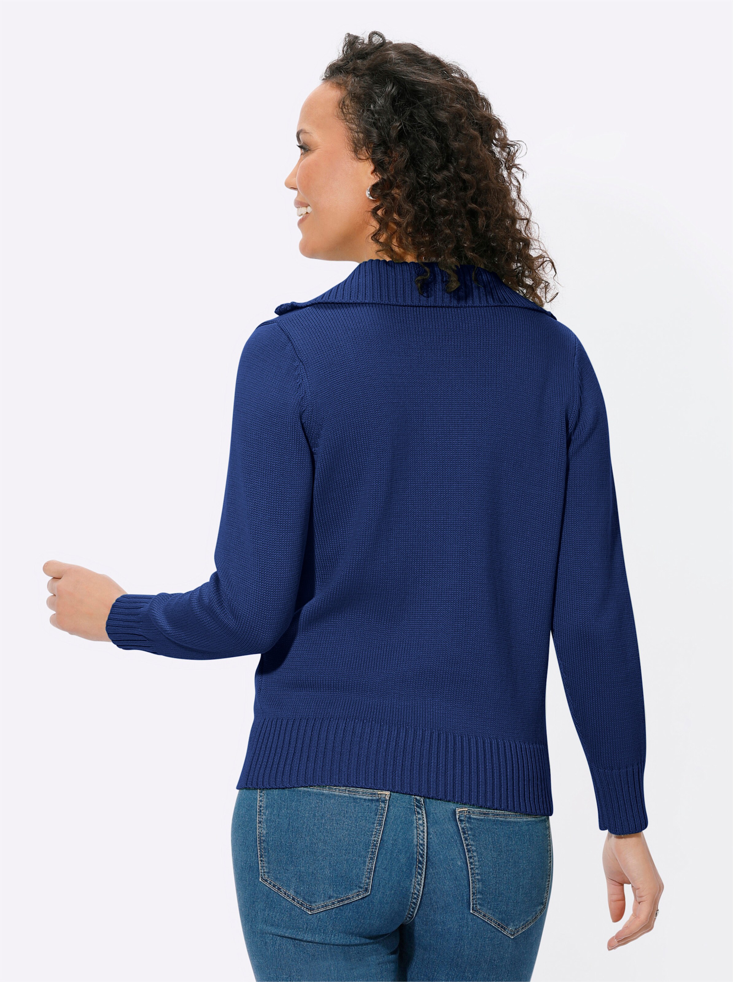 Troyer in royalblau
