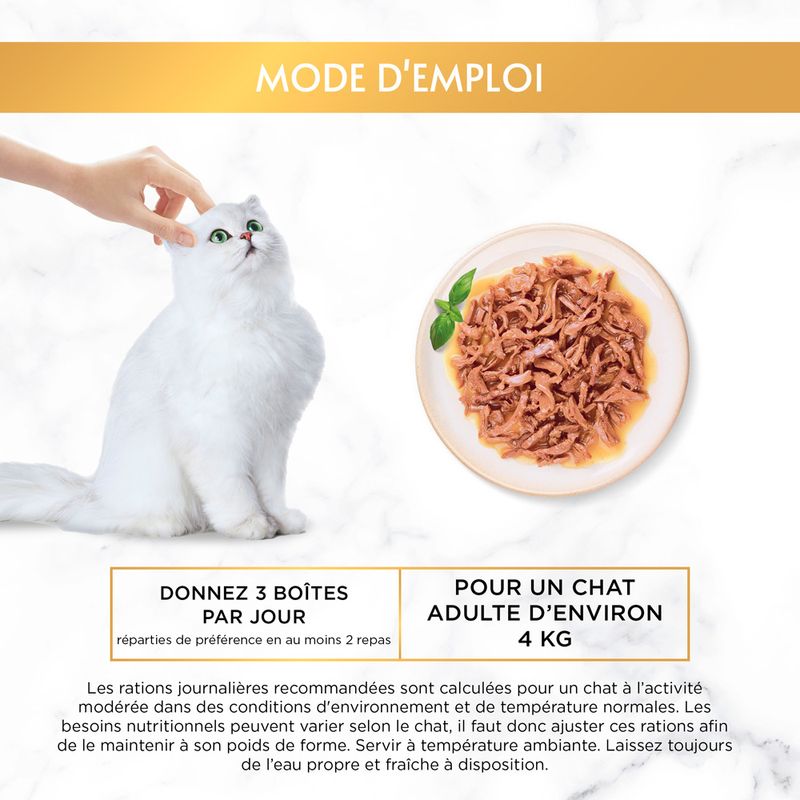 Jumbopack Gourmet Gold Les Effilochés 96 x 85 g