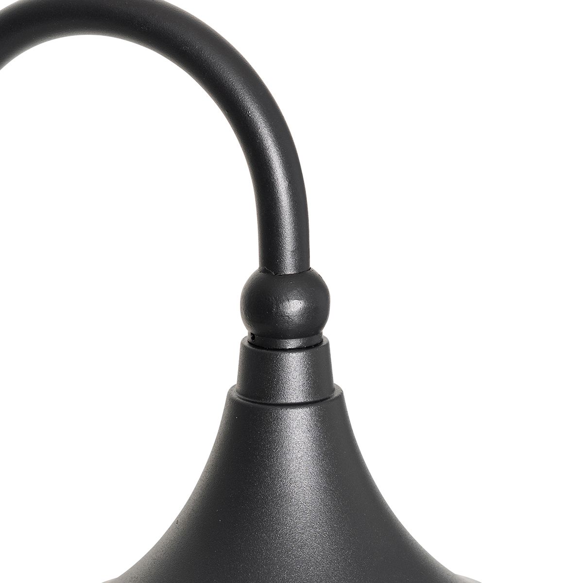 Smart buiten lantaarn zwart 125 cm IP44 incl. Wifi A60 - Daphne
