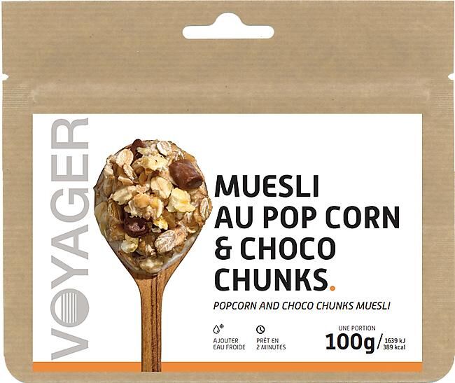 VOYAGER - MUESLI AUX POP CORN ET CHOCO CHUNKS