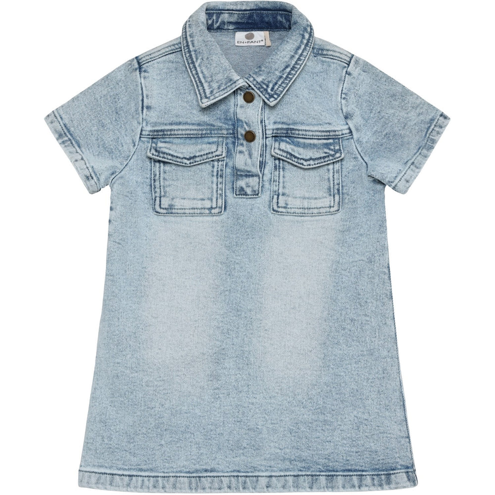 Køb En Fant Light Blue Denim Kjole Denim