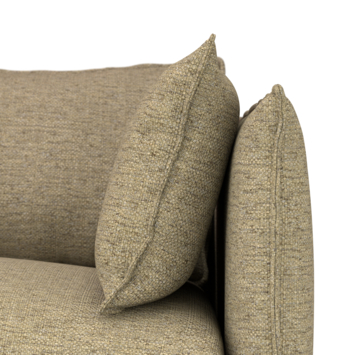 KARWEI hoekbank Gayle taupe met verlenging links