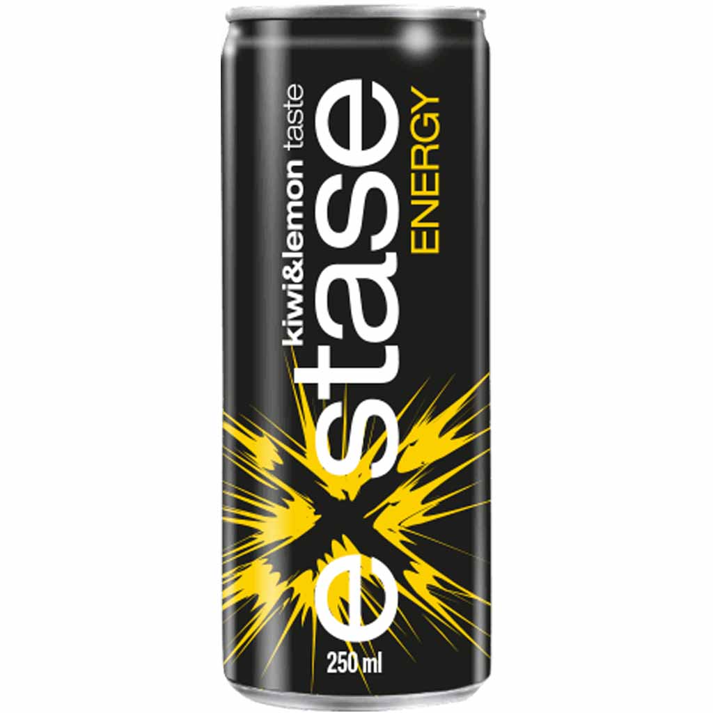 24x exstase Kiwi-Lemon Energy Drink DOSE á 250ml=6L MHD:25.1.26
