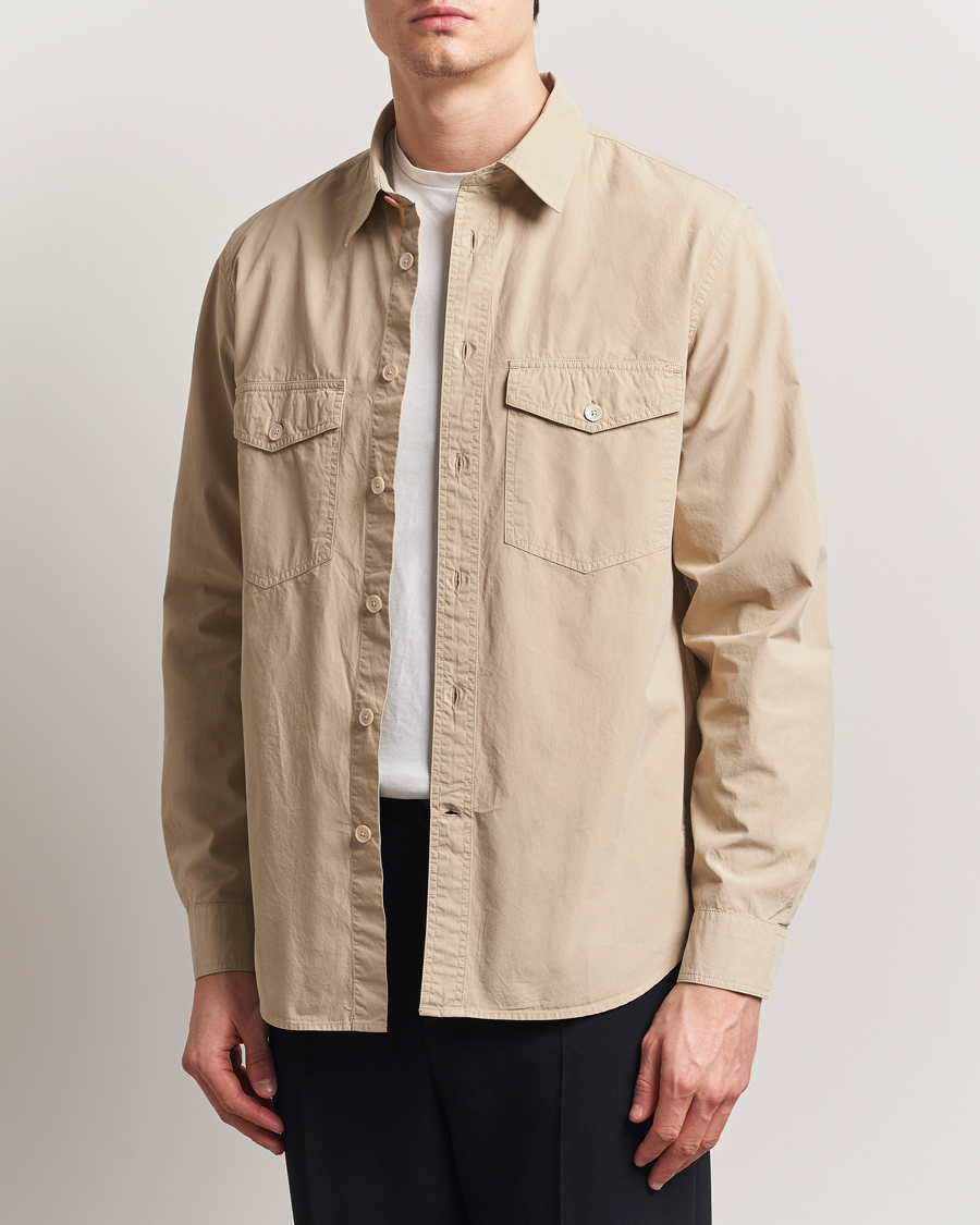 PS Paul Smith Casual Fit Overshirt Beige