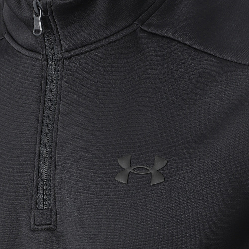 Sweat Col Zippé Fleece 1373358 Noir