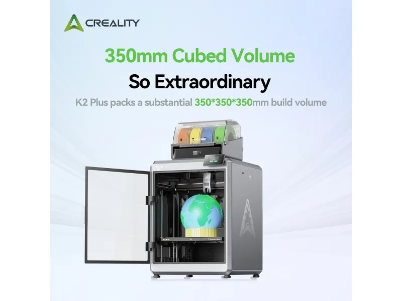 Creality 3D K2 Plus Combo, Fused Deposition Modeling (FDM), Wi-Fi, Ethernet LAN, USB-port, Visningsvindue