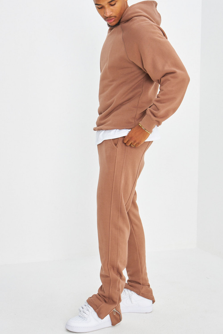 Ensemble 2 pièces sweat + jogging marron