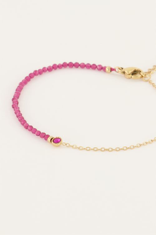 Geboortesteen armband