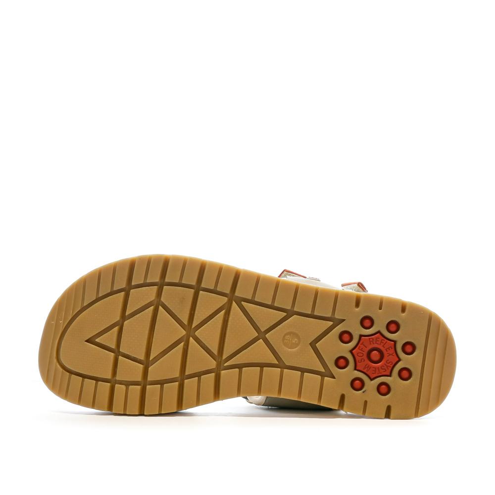 Relife Sandales Beige/Rouge Femme Relife Jalscrow