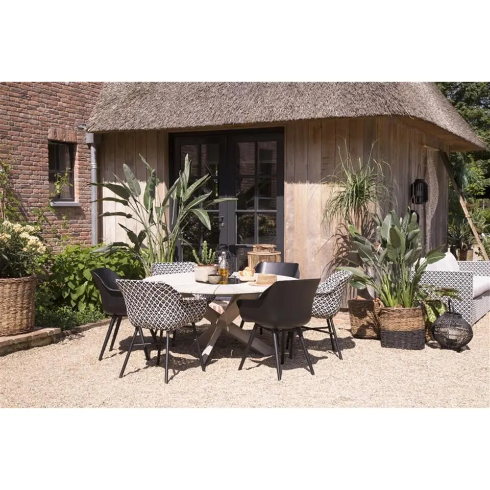 Hartman Delphine dining stoel white - black