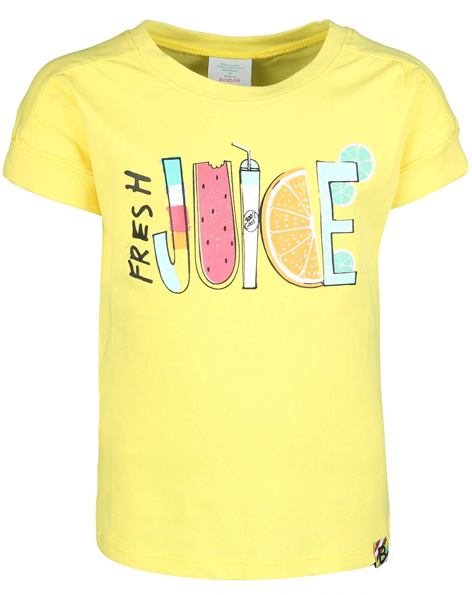 T-Shirt FRESH JUICE in gelb