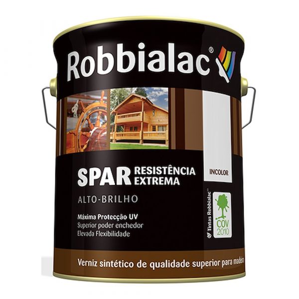 Robbialac Verniz Exterior para Madeira Spar 0.4L - 17301816