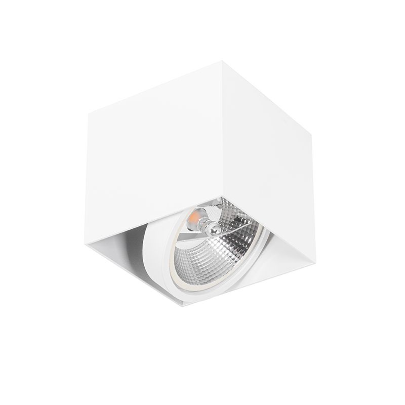 Design opbouwspot wit vierkant GU10 111mm - Box