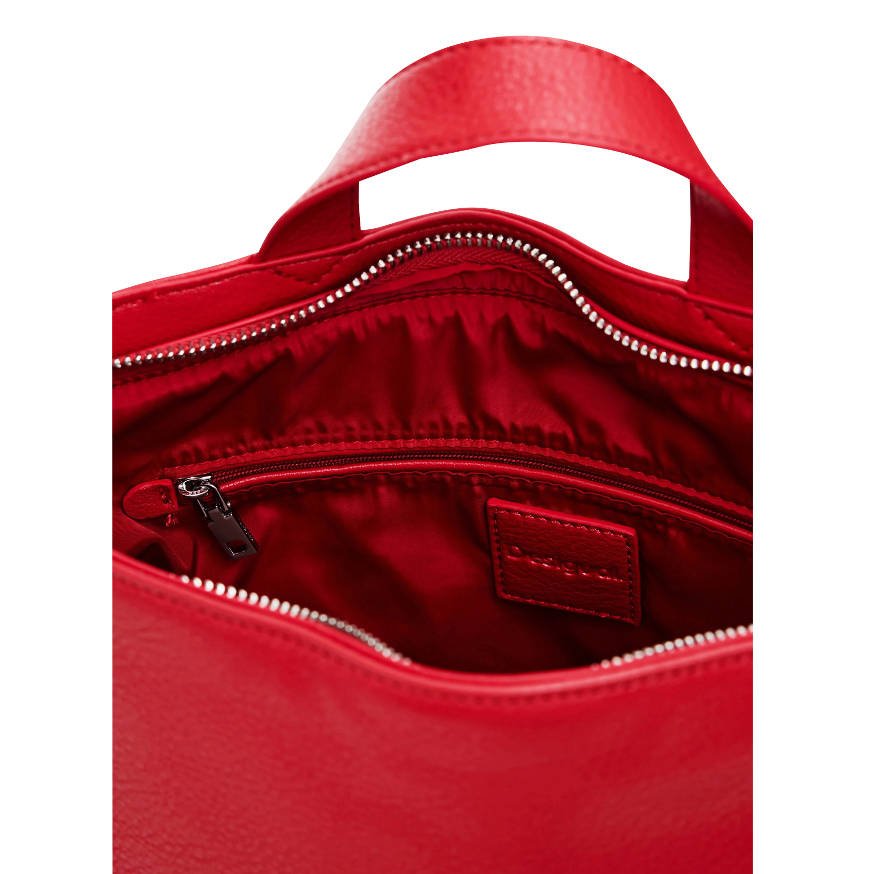 Sac à dos effet cuir| Rouge