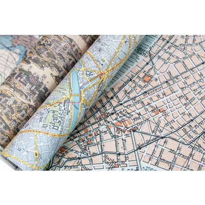 Geschenkpapier Pepin, Maps