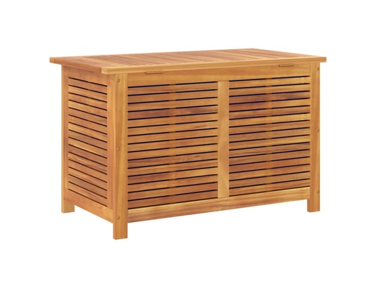 VIDAXL - Coffre Boîte de rangement de jardin persiennes 90x50x56 cm bois aca...