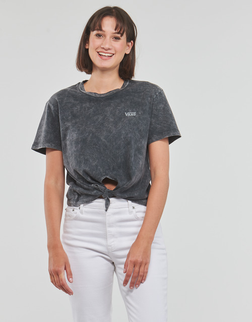 Vans - JUNIOR V WASH KNOT TEE - Noir