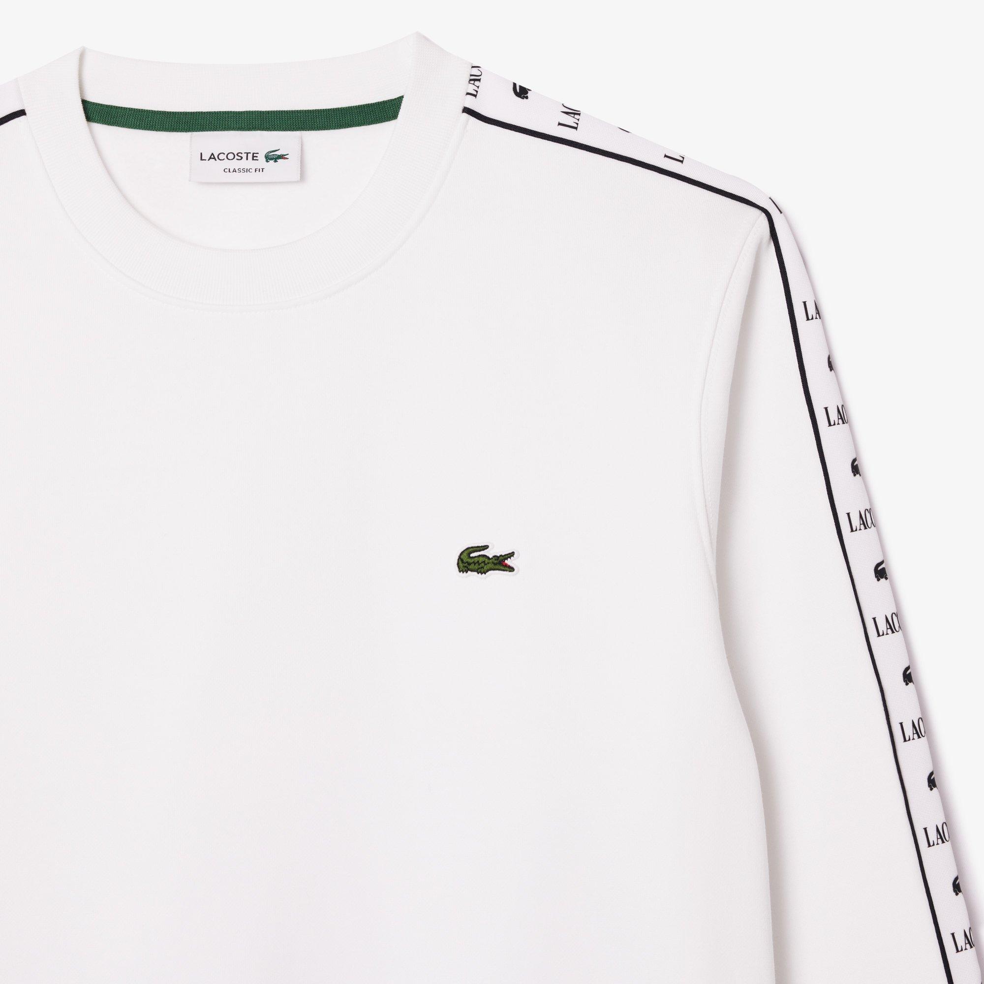 Lacoste Stripe Logo Sweatshirt