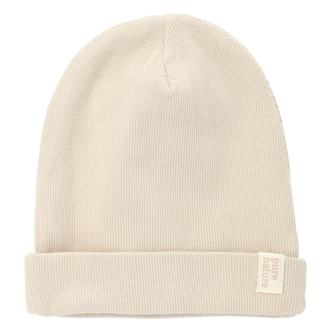 Topomini Pure Collection 2 Baby Mützen im Beanie-Style hellbeige / hellblau