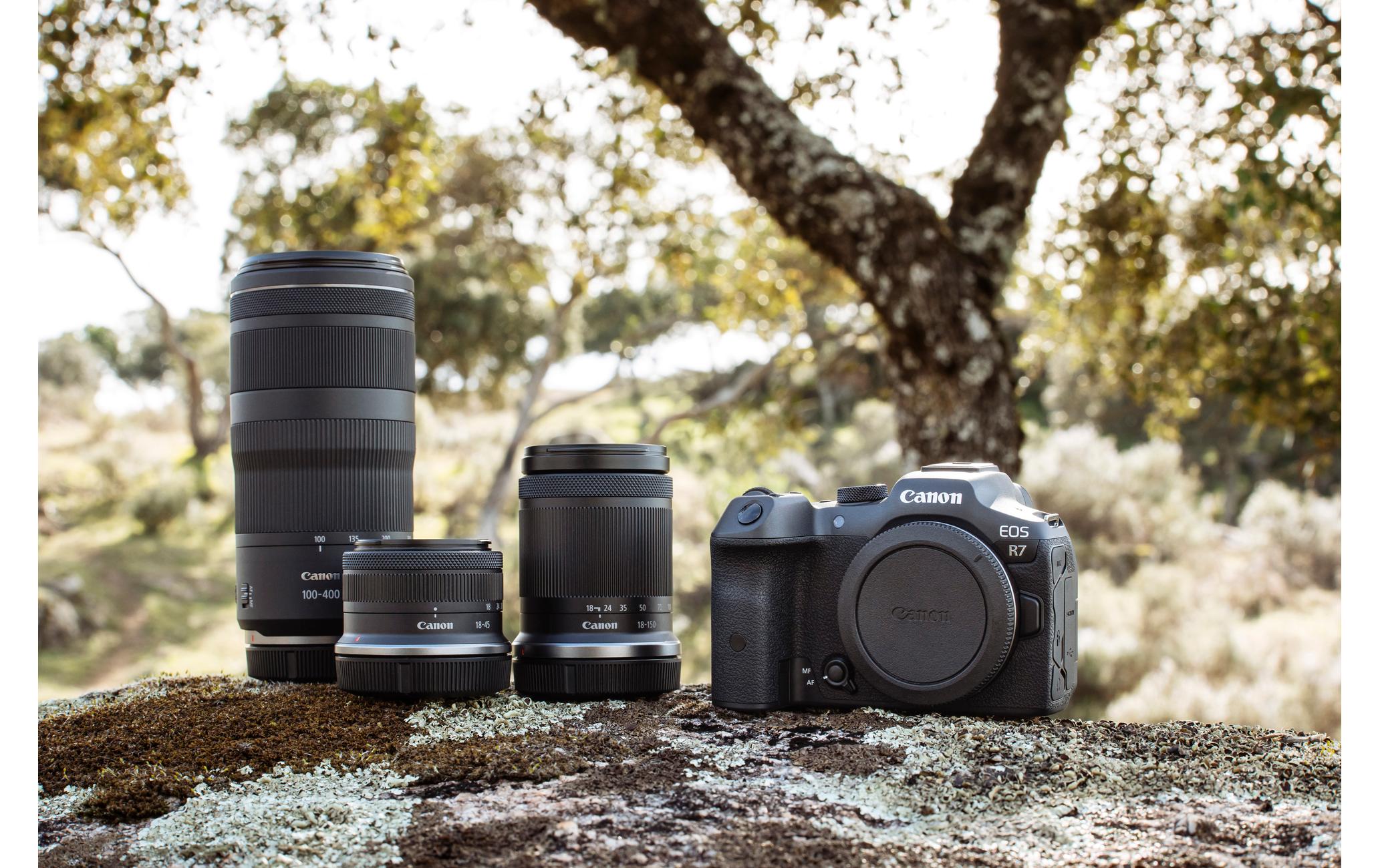 Zoomobjektiv RF-S 18-150mm F/3.5-6.3 IS STM Canon RF<br>Flexibles Reiseobjektiv, das auch weit entfernte Motivenah heran holt