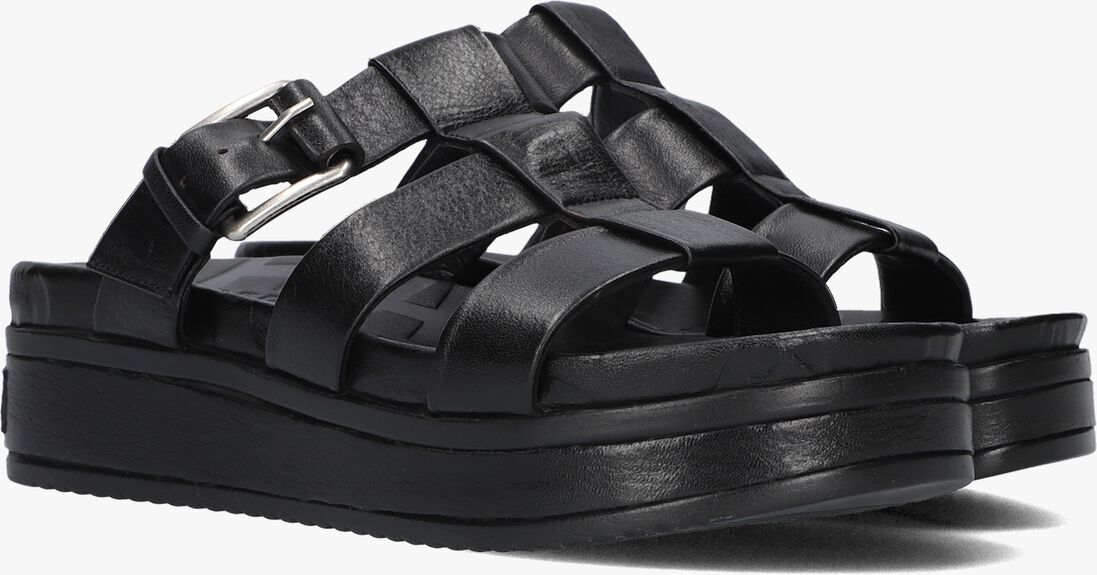 zwarte shabbies slippers 170020404 shs1406