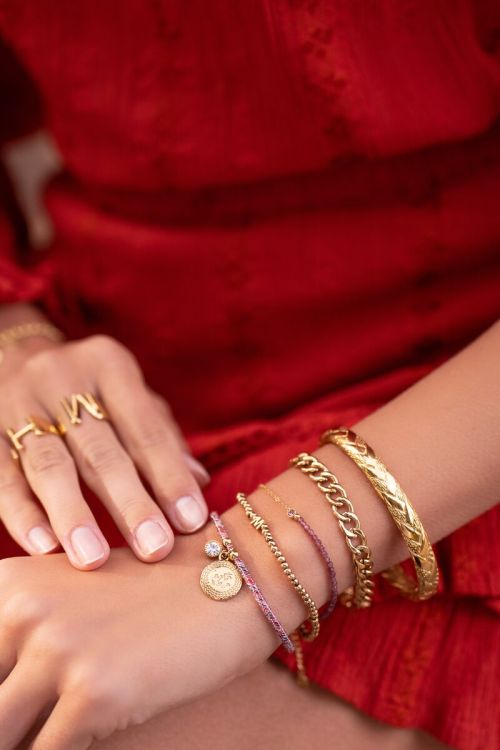 Minimalistisch gevlochten bangle