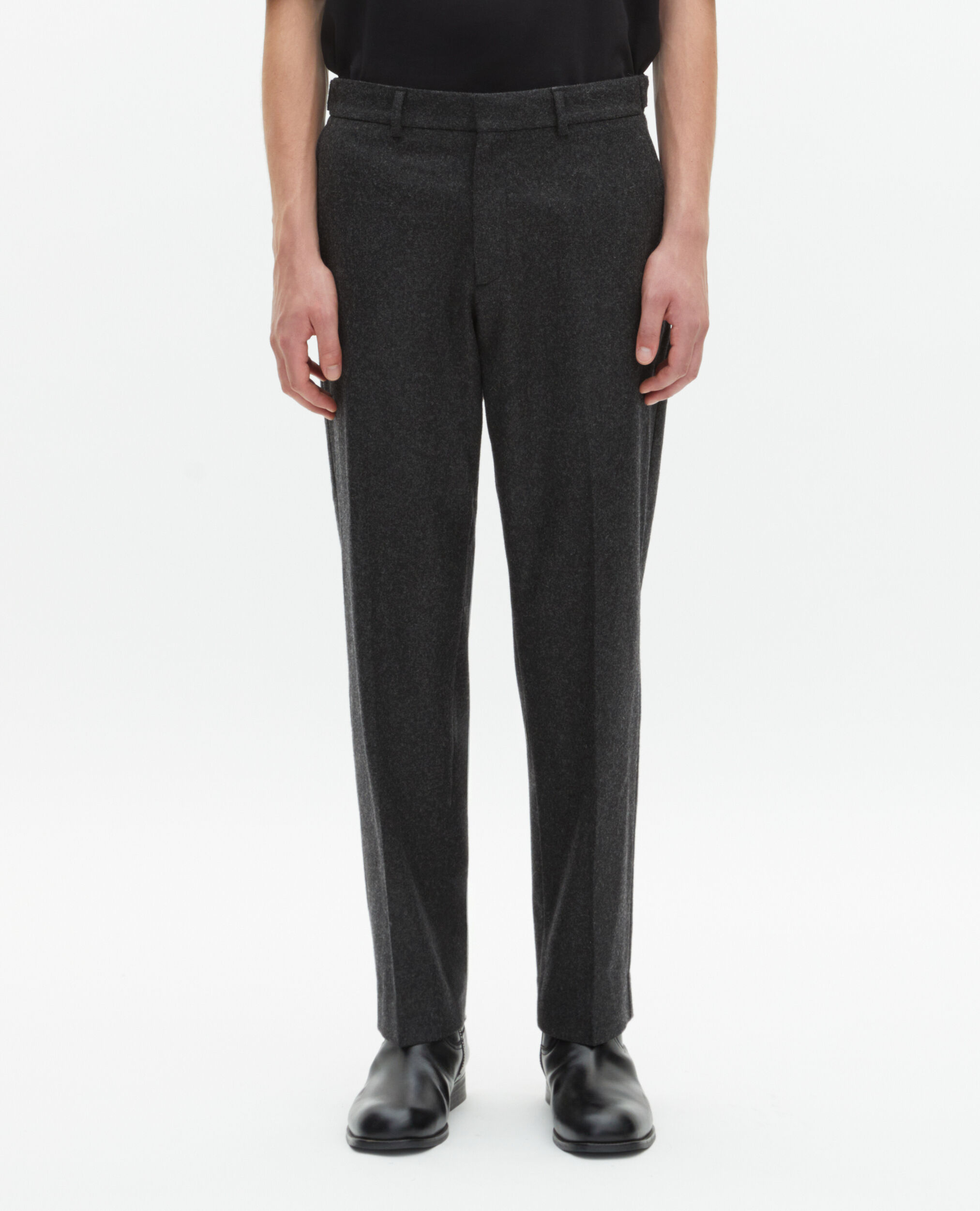 Pantalon ajusté gris foncé